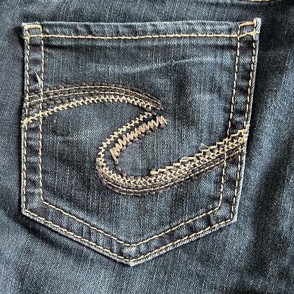 Silver Suki capri Sz 30 L 22 1/2 - Picture 7 of 12